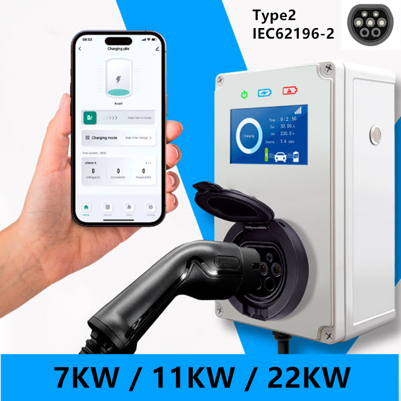 Caricatore EV Tipo 2 32A 7KW,  - Ev Charger Type 2 22Kw 32A 3 Phase recensione e prezzo